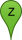 The letter Z in a green waypoint marker The letter Z in a green waypoint marker