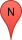 The letter N in a red waypoint marker The letter N in a red waypoint marker