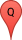 The letter Q in a red waypoint marker The letter Q in a red waypoint marker