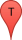 The letter T in a red waypoint marker The letter T in a red waypoint marker
